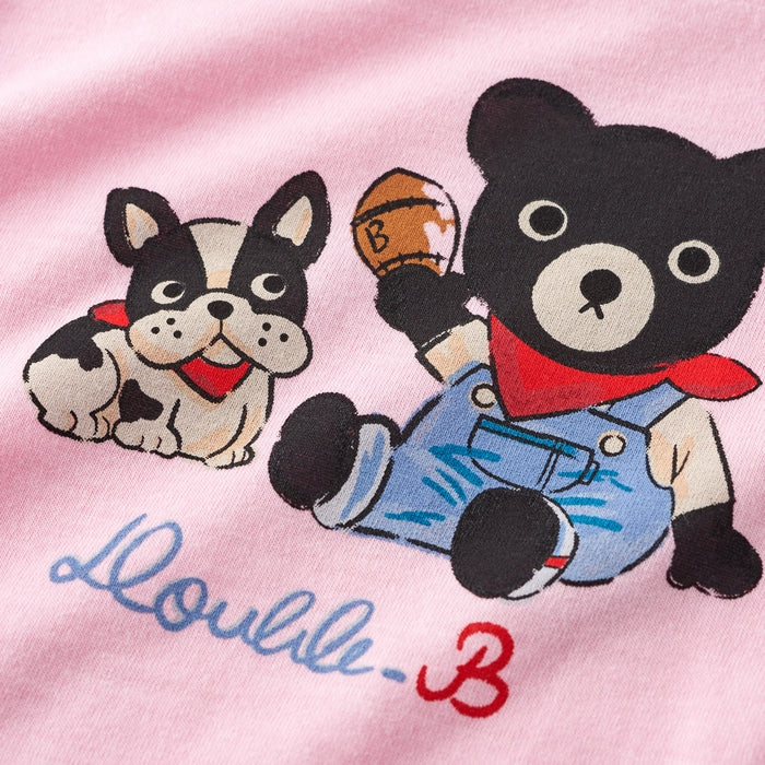 미키하우스 티셔츠 일본 키즈 긴팔 더블비 블랙 쿠마 2컬러