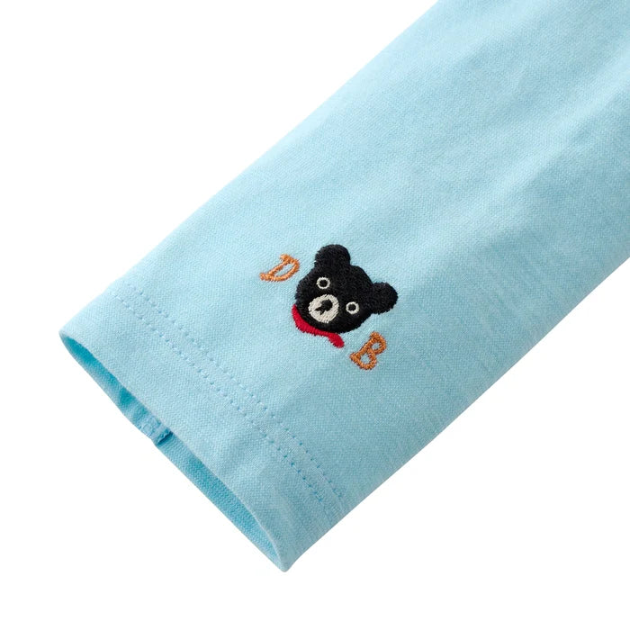 Mickey House Kids T-shirt Japanese Toddler Long Sleeve Double B Alphabet Logo 2 Colors 