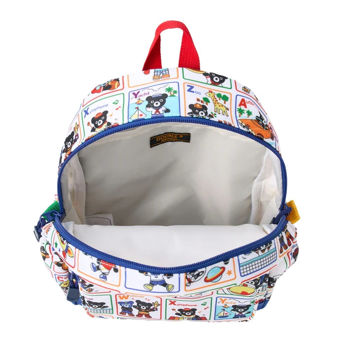 미키하우스 가방 일본 키즈 유아 백팩 알파벳 카드 쿠마 2사이즈