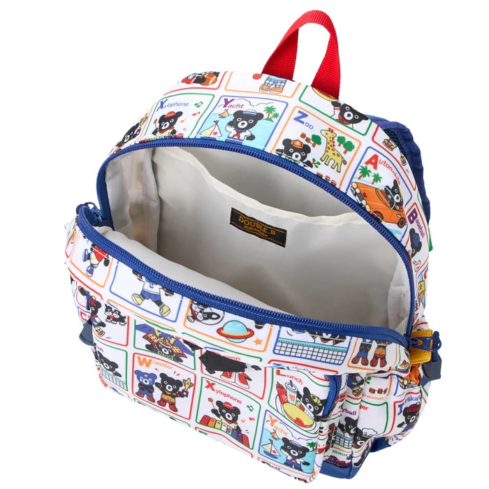 미키하우스 가방 일본 키즈 유아 백팩 알파벳 카드 쿠마 2사이즈