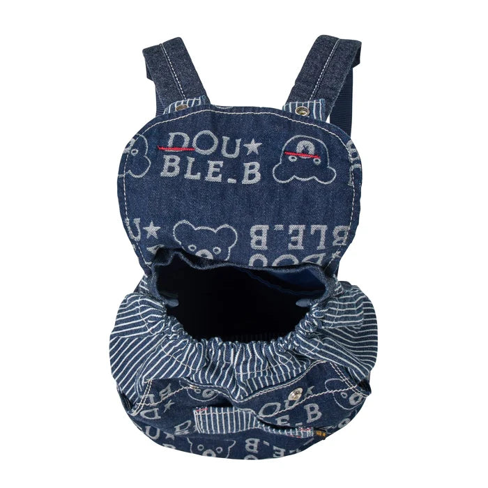 미키하우스 가방 일본 키즈 유아 백펙 자카드 오리지널 데님 더블비 카이하라사