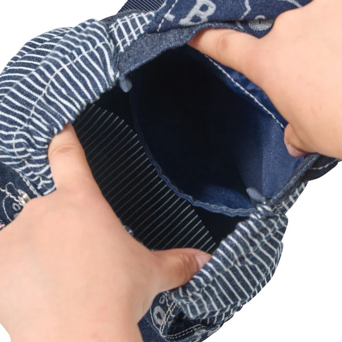 미키하우스 가방 일본 키즈 유아 백펙 자카드 오리지널 데님 더블비 카이하라사