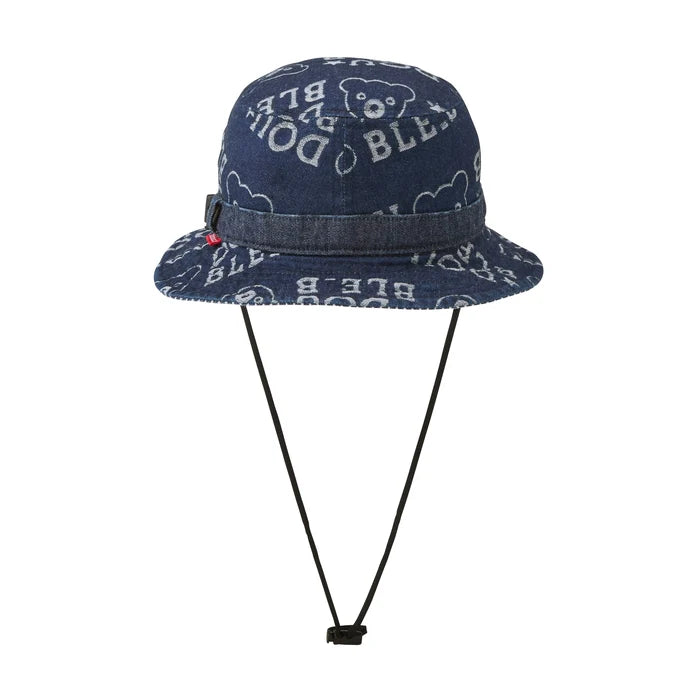 미키하우스 모자 일본 키즈 유아 버킷햇 자카드 데님 더블비