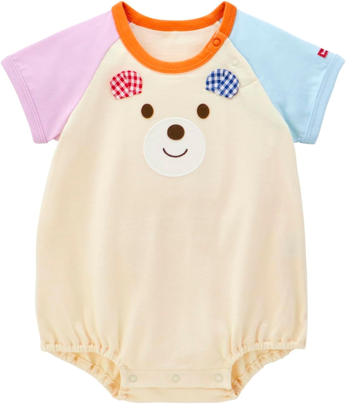 미키하우스 티셔츠 일본 아기 신생아 바디수트 핫비스킷 쇼트올 세트