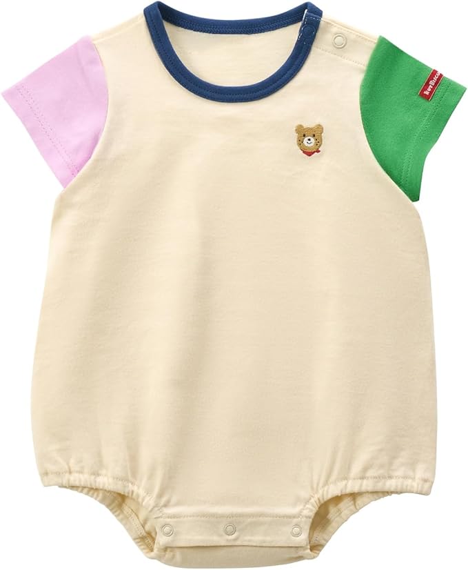 미키하우스 티셔츠 일본 바디수트 핫비스킷 신생아 아기 반팔 4컬러