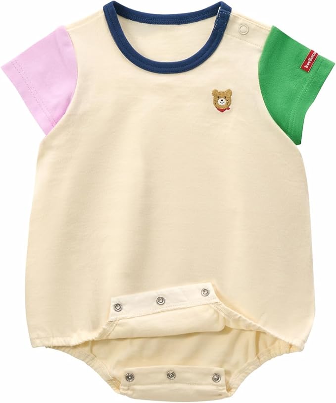 미키하우스 티셔츠 일본 바디수트 핫비스킷 신생아 아기 반팔 4컬러