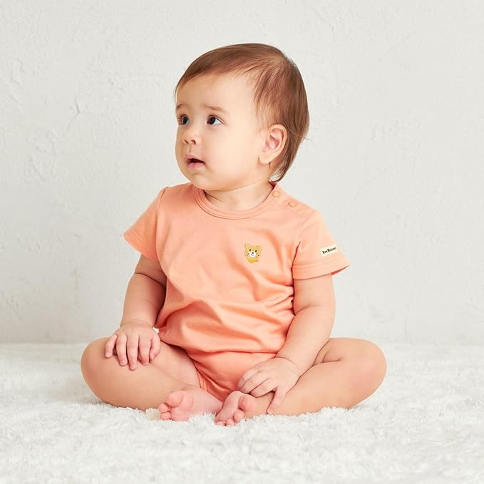 미키하우스 티셔츠 일본 바디수트 핫비스킷 신생아 아기 반팔 4컬러