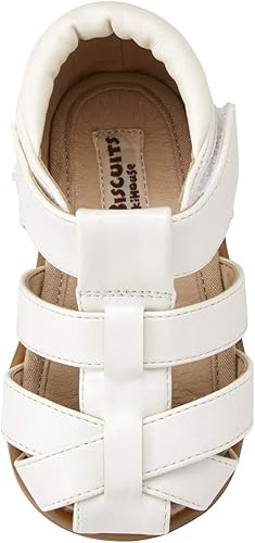 미키하우스 신발 일본 키즈 유아 샌들 벨크로 스트랩 화이트