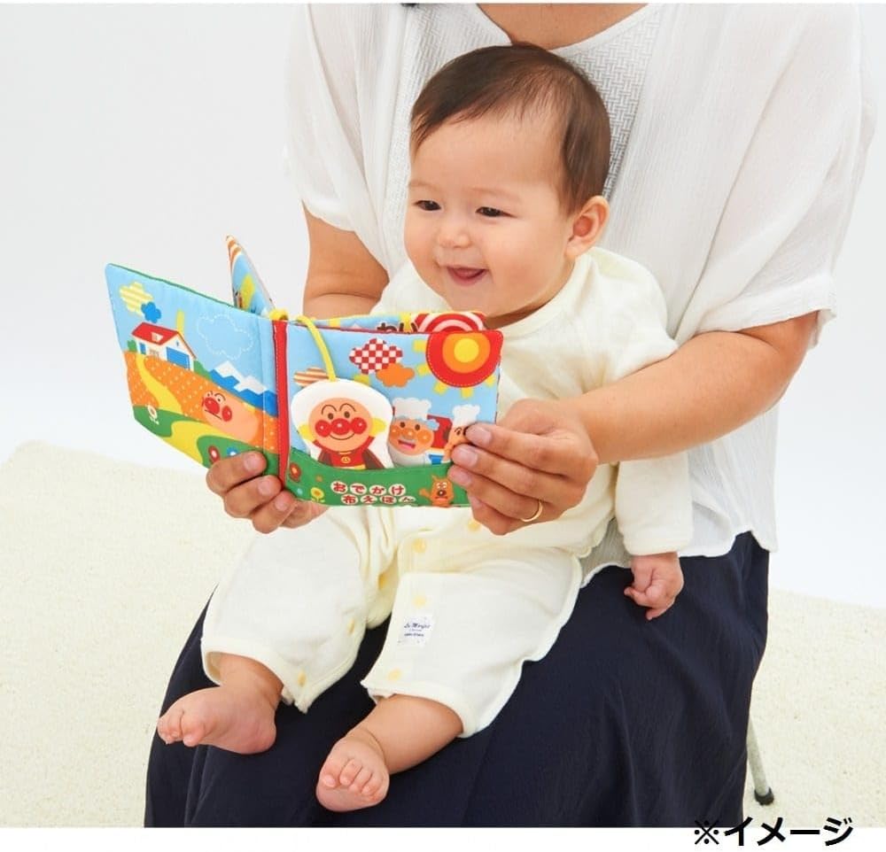 호빵맨 딸랑이 일본 신생아 베이비라보 외출용 두뇌발달