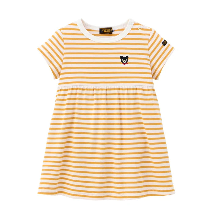 미키하우스 원피스 더블비 쿠마 줄무늬 치마 3컬러