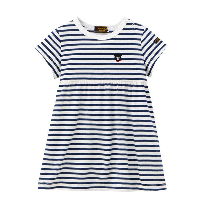 미키하우스 원피스 더블비 쿠마 줄무늬 치마 3컬러