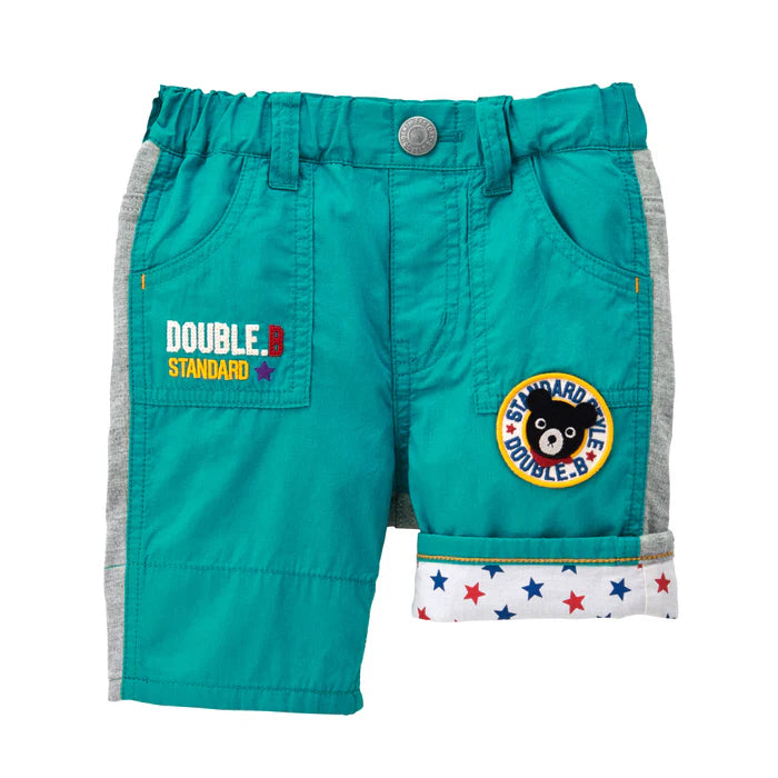 미키하우스 바지 일본 키즈 팬츠 6부 더블비 쿠로쿠마 4컬러