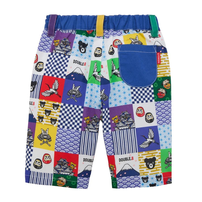 Mickey House Kids Pants Japan Toddler Shorts 6/8 Length Pants Double B The Japan Series 