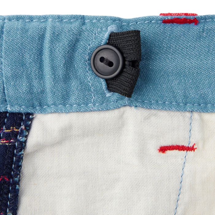 미키하우스 바지 일본 키즈 팬츠 6부 더블비 블랙 쿠마