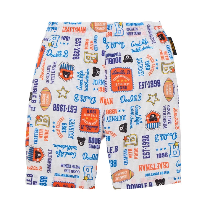 미키하우스 바지 일본 키즈 유아 반바지 릴렉스 팬츠 6부 통기성 4컬러