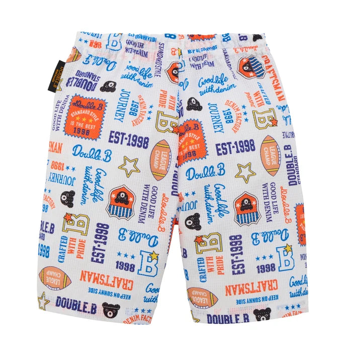 미키하우스 바지 일본 키즈 유아 반바지 릴렉스 팬츠 6부 통기성 4컬러