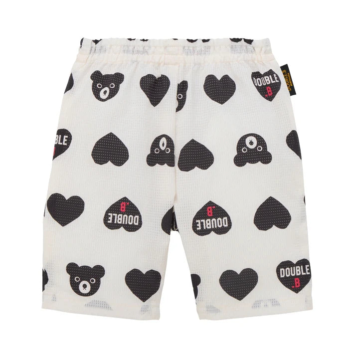 미키하우스 바지 일본 키즈 유아 반바지 릴렉스 팬츠 6부 통기성 4컬러