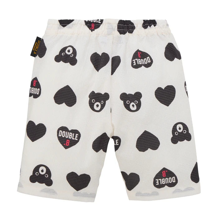 미키하우스 바지 일본 키즈 유아 반바지 릴렉스 팬츠 6부 통기성 4컬러