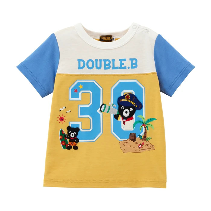 미키하우스 티셔츠 일본 키즈 반팔 아메카지 넘버 2컬러