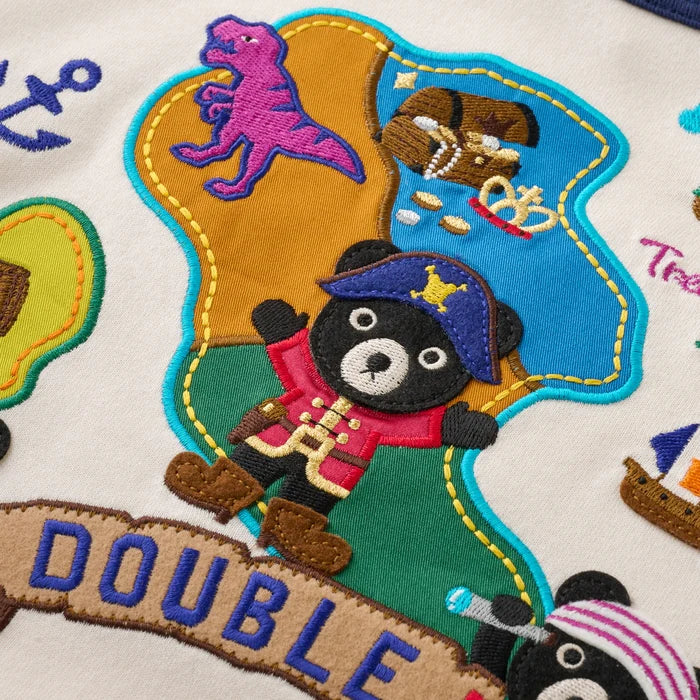 미키하우스 티셔츠 일본 키즈 유아 반팔티 쥬라식 공원 테마 어레인지