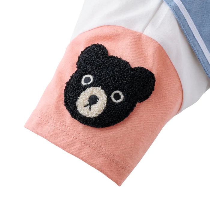 Mickey House Kids T-shirt Japanese Toddler Short Sleeve Polo Shirt Blouse Logo Embroidery 2 Colors 