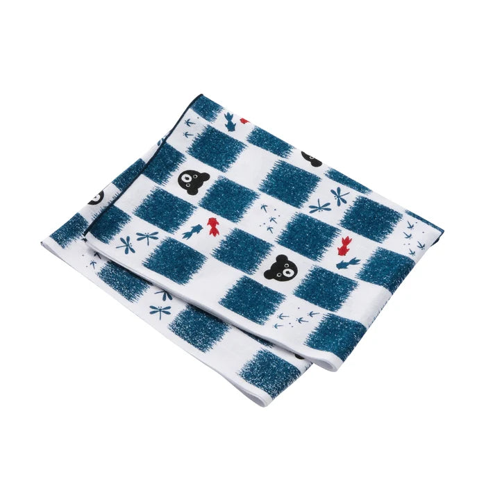 미키하우스 손수건 일본 키즈 타올 손날염 프린트 테누구이 재팬시리즈 3컬러