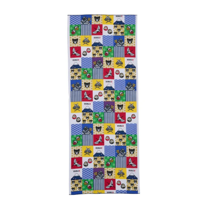 미키하우스 손수건 일본 키즈 타올 손날염 프린트 테누구이 재팬시리즈 3컬러