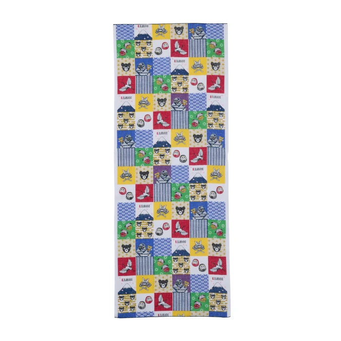 미키하우스 손수건 일본 키즈 타올 손날염 프린트 테누구이 재팬시리즈 3컬러