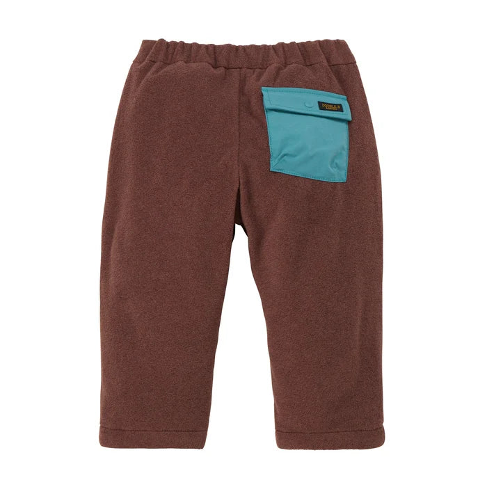 미키하우스 바지 일본 키즈 유아 긴바지 무릎 패치 프리스 팬츠 2컬러