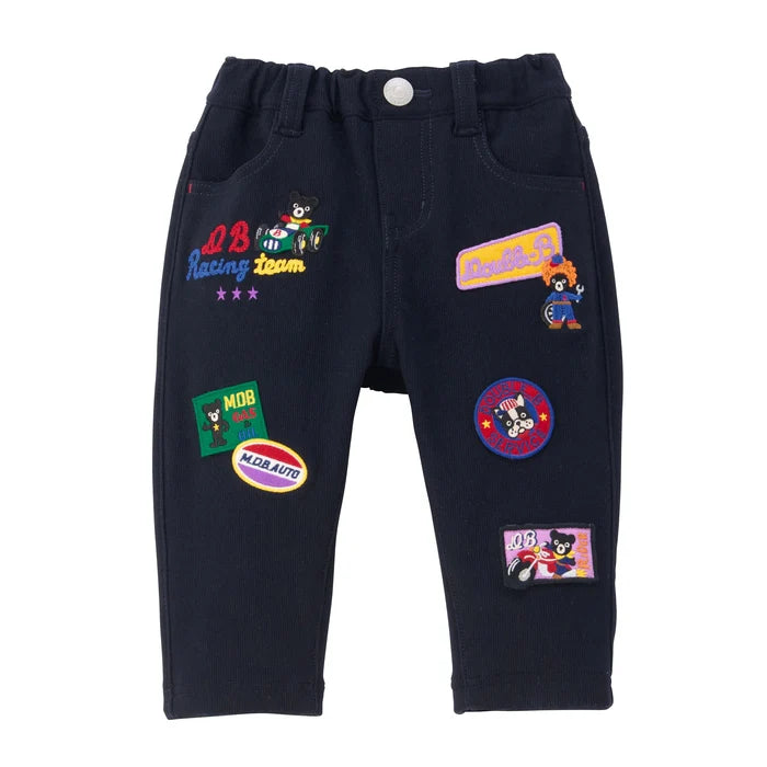 미키하우스 바지 일본 키즈 유아 긴바지 DB 레이싱 스트레치 팬츠 2컬러