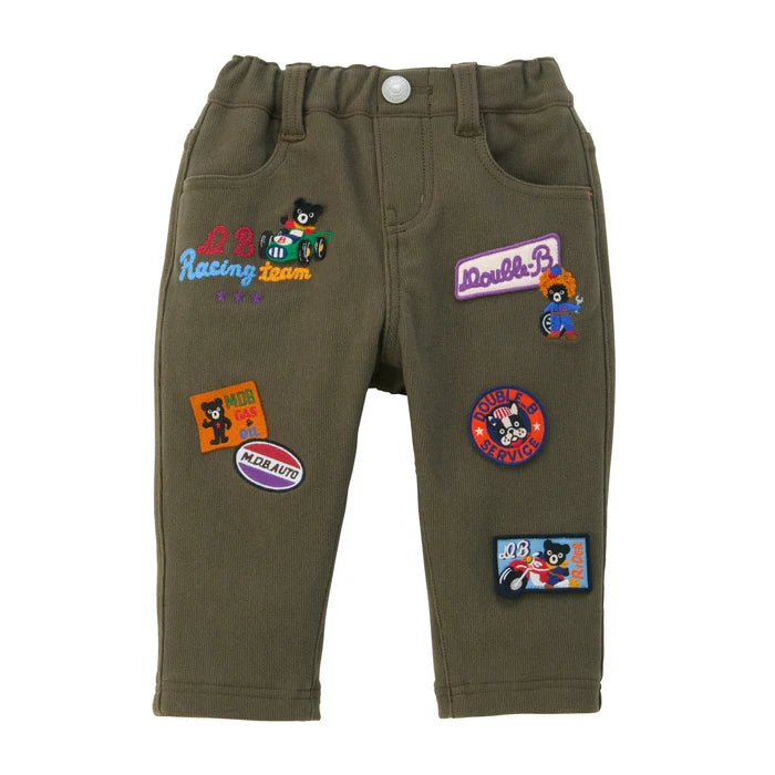 미키하우스 바지 일본 키즈 유아 긴바지 DB 레이싱 스트레치 팬츠 2컬러