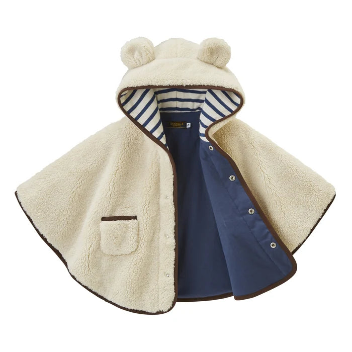 미키하우스 망토 일본 키즈 아기 케이프 플리스 양털 귀디자인