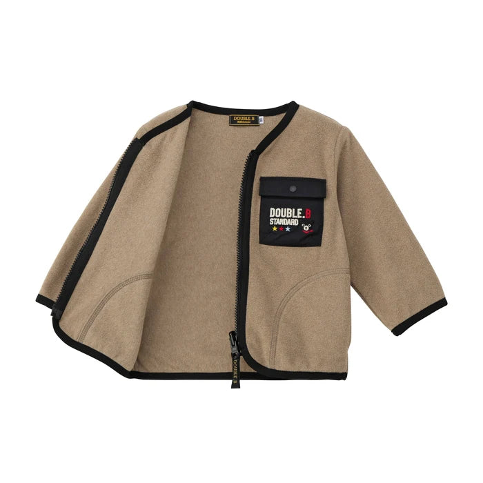 미키하우스 가디건 일본 키즈 유아 카디건 더블비 스탠다드 양털 포인트 2컬러