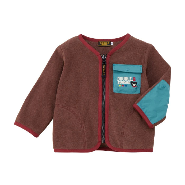 미키하우스 가디건 일본 키즈 유아 카디건 더블비 스탠다드 양털 포인트 2컬러