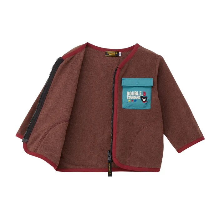 미키하우스 가디건 일본 키즈 유아 카디건 더블비 스탠다드 양털 포인트 2컬러