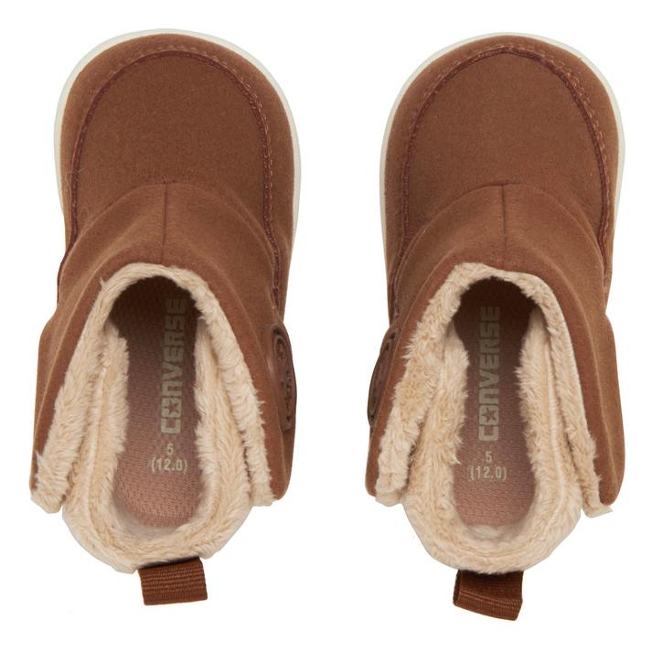 컨버스 키즈 부츠 일본 베이비 겨울 레오파드 스웨이드 방한 신발