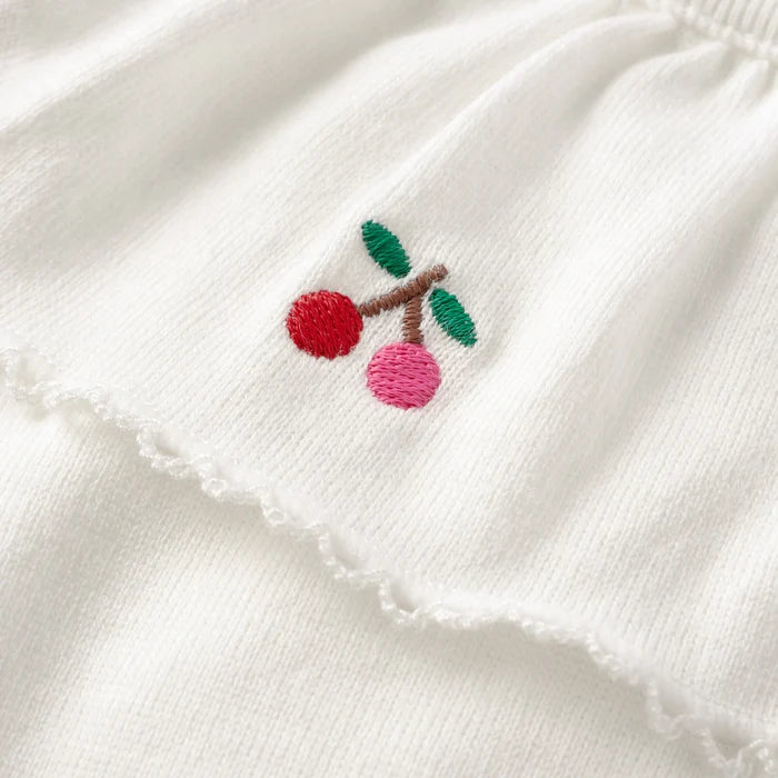 미키하우스 티셔츠 일본 키즈 유아 긴팔티 핫비스킷 체리 디자인