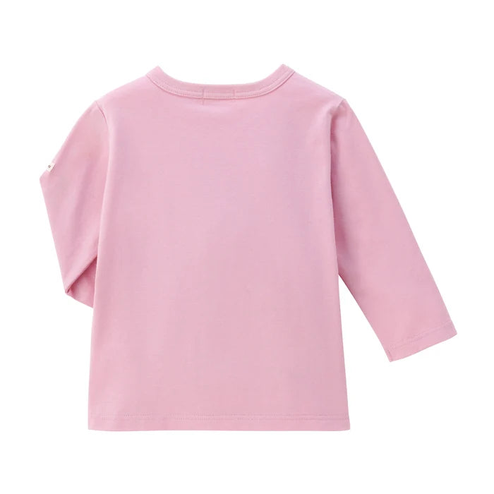 미키하우스 티셔츠 일본 키즈 긴팔 원포인트 자수 7컬러