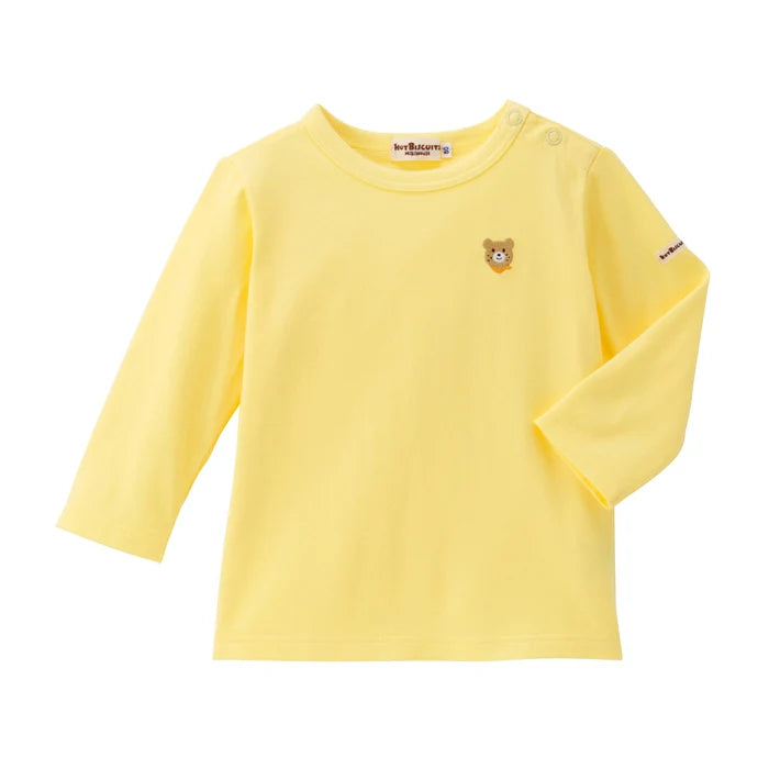 미키하우스 티셔츠 일본 키즈 긴팔 원포인트 자수 7컬러