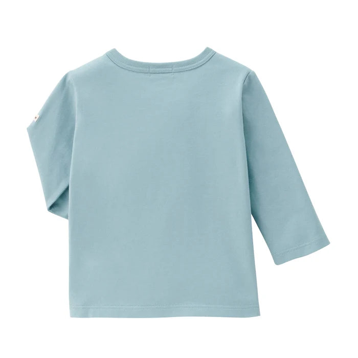 미키하우스 티셔츠 일본 키즈 긴팔 원포인트 자수 7컬러