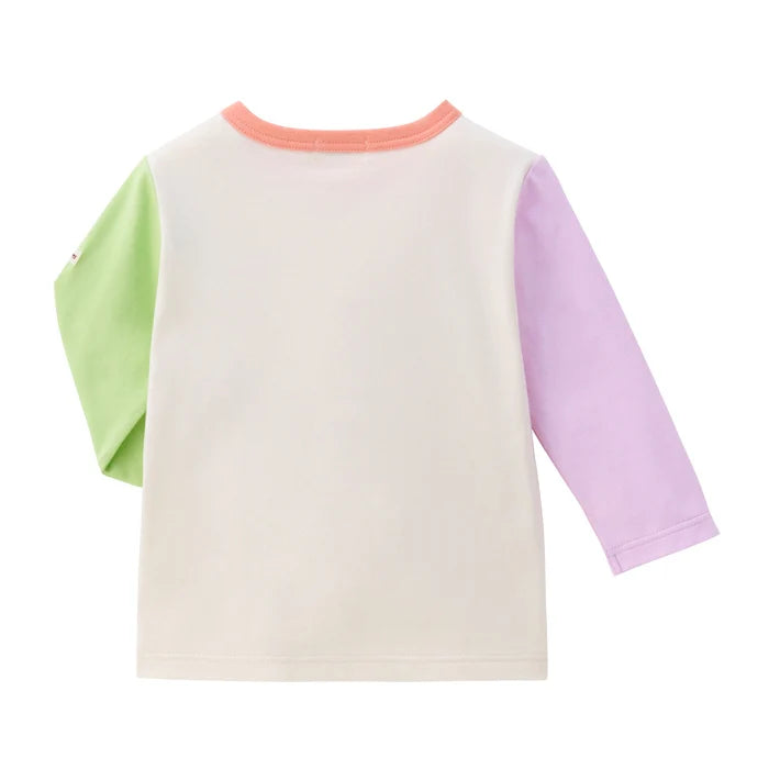 미키하우스 티셔츠 일본 키즈 긴팔 원포인트 자수 7컬러