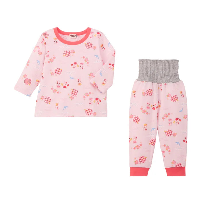 미키하우스 티셔츠 일본 키즈 잠옷 핫비스킷 긴팔 세트