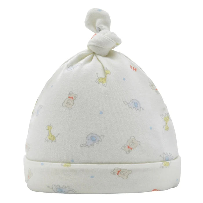 미키하우스 모자 일본 키즈 유아 신생아 비니 핫비스킷 동물 후드 3컬러