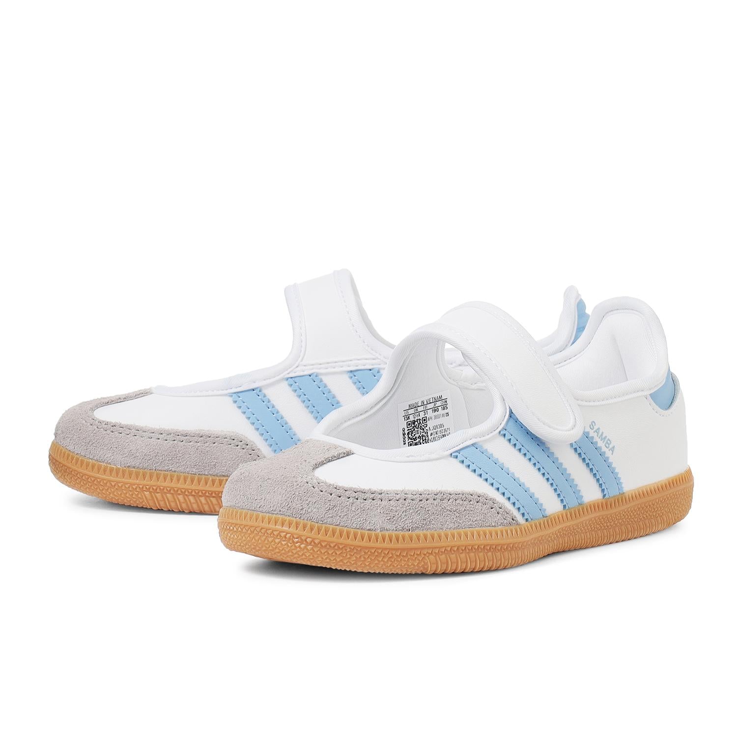 아디다스 키즈 신발 일본 운동화 삼바 제인 FTWR JQ9305