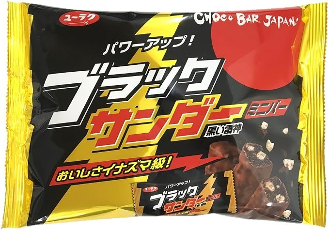 유라쿠 블랙썬더 일본 돈키호테 초콜릿 미니 초코바 오리지널 173g