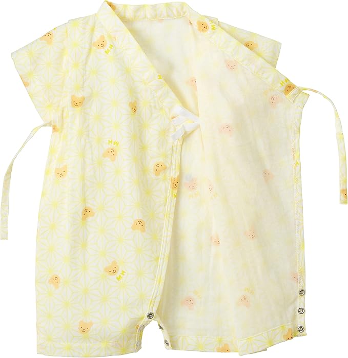 미키하우스 티셔츠 일본 바디수트 신생아 아기 반팔 진베이 유카타 디자인 4컬러