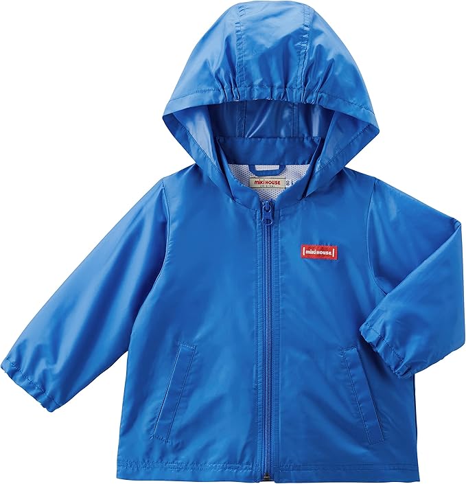 미키하우스 자켓 일본 키즈 바람막이 긴팔 무지 로고 2컬러