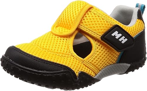 미키하우스 신발 일본 키즈 샌들 매쉬 벨크로 슈즈 옐로우