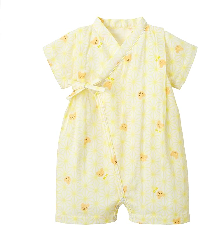 미키하우스 티셔츠 일본 바디수트 신생아 아기 반팔 진베이 유카타 디자인 4컬러