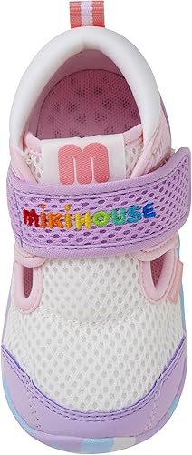 미키하우스 신발 일본 키즈 아기 샌들 레인보우 로고 찍찍이 3컬러